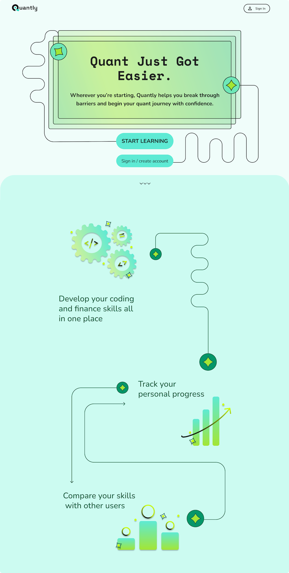 launch page